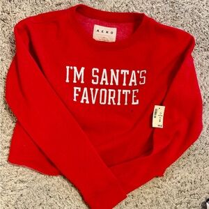 Aero Women's Red Festive Sweatshirt